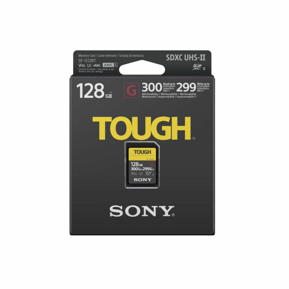 Sony 128GB SDXC v90 UHS-II Tough Memory Card Sony 128GB SDXC v90 UHS-II Tough Memory Card